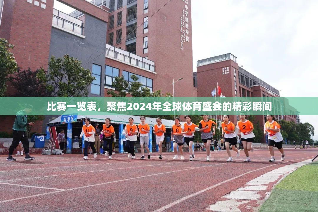 比赛一览表，聚焦2024年全球体育盛会的精彩瞬间